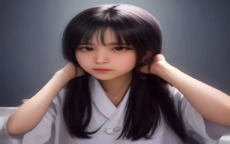欧美美女精品自慰黑森林黑丝系列精品合集封面，钴蓝背景几何构图，专业摄影棚灯光，欧美风格视觉
